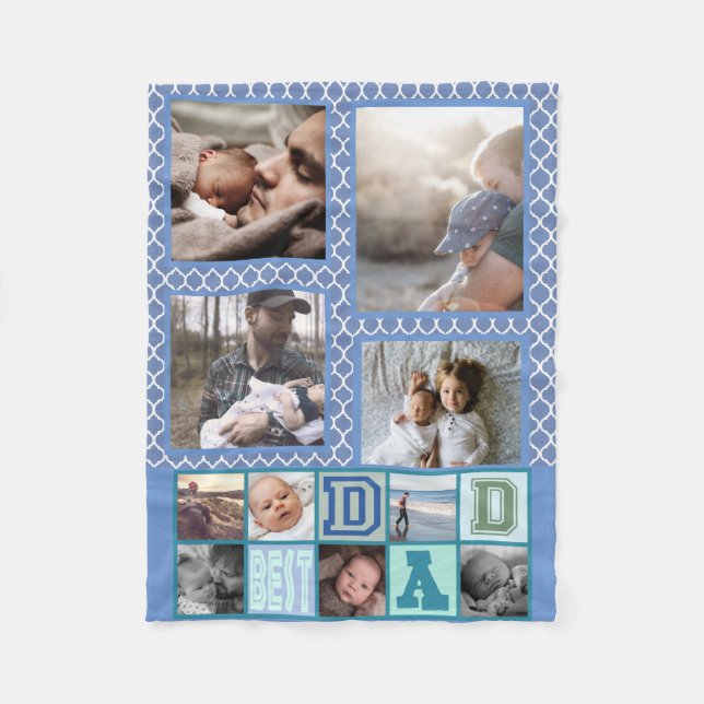 Cobertor De Velo Memórias personalizadas de fotografias de melhor p (Frente)