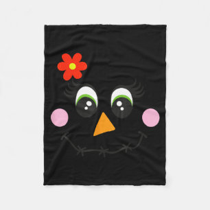 Cobertor De Velo Menina de Rosto Ecrow Cílios Flor Funny Halloween