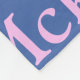 Cobertor De Velo Meninas amarelas cor-de-rosa azul McKenzie nome co (Quina)