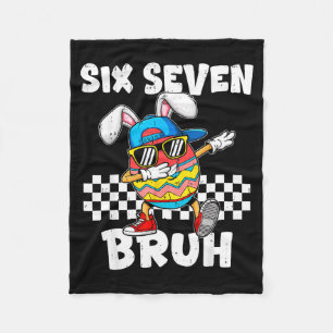 Cobertor De Velo Meninos Páscoa Divertido Dabbing Coelho Bruh Seis