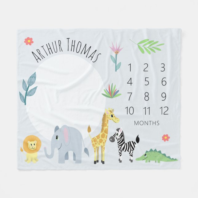 Cobertor De Velo Meninos Selva Azul, Selva Azul, Etapa do Marco Saf (Frente (Horizontal))