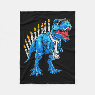 Cobertor De Velo Menorasaurus Hanukkah T Rex Dinossauro Dino Chanuk