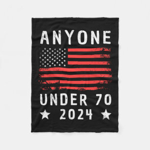 Cobertor De Velo Menos de 70 2024 Anti-Biden Anti Trump