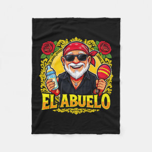 Cobertor De Velo Mens El Abuelo Funny Design Para Os Avós Mexicanos
