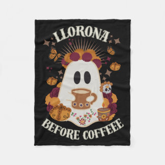 Cobertor De Velo Mens Llorona Before Coffee Day Of The Government