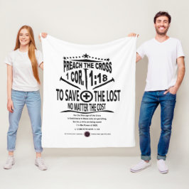 Cobertor De Velo Mensagem cruzada