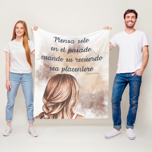 Cobertor De Velo Mensajes Motivacionales en Español (In Situ)