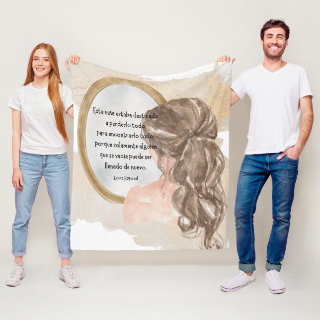 Cobertor De Velo Mensajes Motivacionales en Español (In Situ)