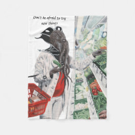 Cobertor De Velo Mente Flayer Grocery Comprando Fantasy Art Blanket