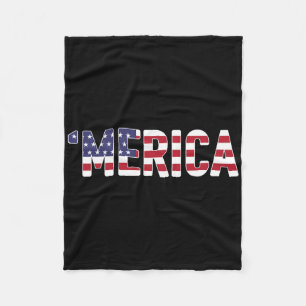Cobertor De Velo Merica - Patriótica Flag Usa Estados Unidos Améric