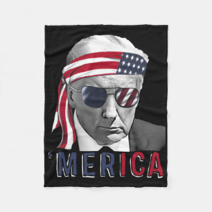 Cobertor De Velo Merica Trump Happy 4 De Julho Bandeira Americana T