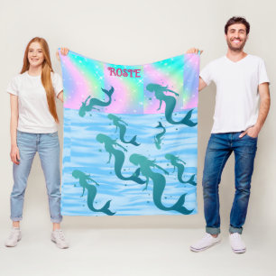 COBERTOR DE VELO MERMAID BLANKET. COBERTURA DE CARNE