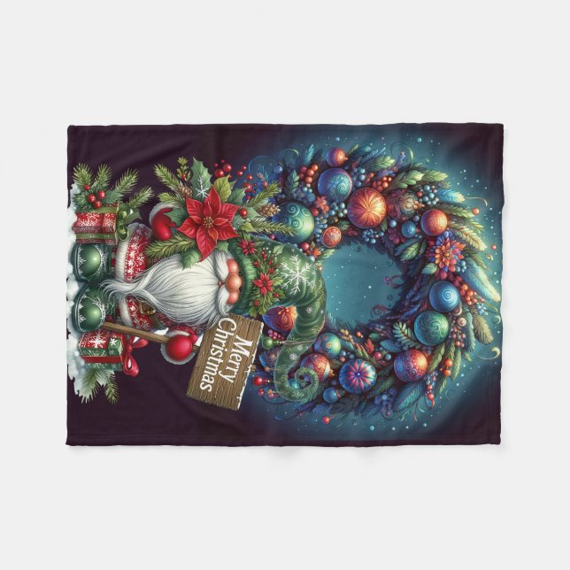 COBERTOR DE VELO MERRY CHRISTMAS (Frente (Horizontal))