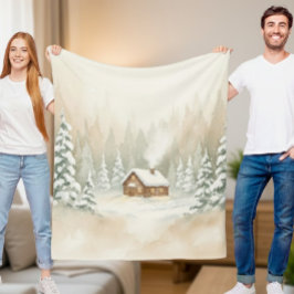 Cobertor De Velo Merry Mist Cozy Fleece Blanket – 50"x60"