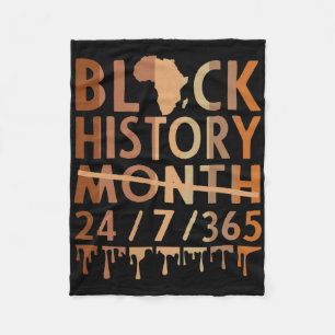 Cobertor De Velo Mês da História Negra 365 História Negra Melanina