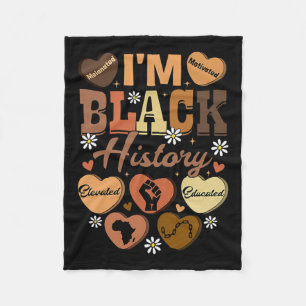 Cobertor De Velo Mês da História Negra Celebração Afro-Americana