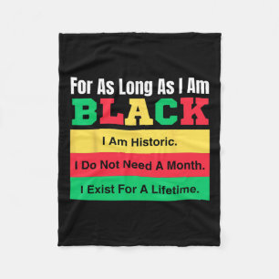 Cobertor De Velo Mês Da História Negra Enquanto Eu Sou Primo Negro
