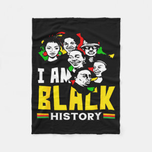 Cobertor De Velo Mês da História Negra Eu Sou História Negra Africa