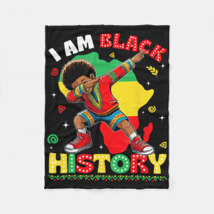 Cobertor De Velo Mês da História Negra Eu Sou o Garoto Dabbing da H