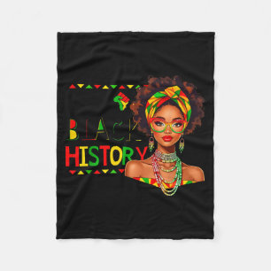 Cobertor De Velo Mês da História Negra Mulheres Negras Afro-America