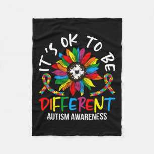Cobertor De Velo Mês De Consciência Do Autismo De Girassol Para Aut