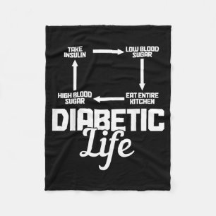 Cobertor De Velo Mês de Conscientização sobre Diabetes Tipo 1 T1d D