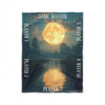 Mesa de TTRPG Swamp Moonlight para jogos de tabule