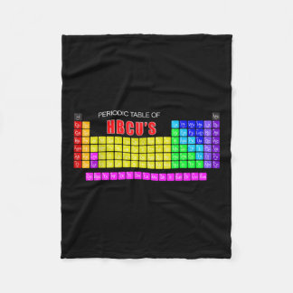 Cobertor De Velo Mesa Periódica Do Blerd De Hbcus