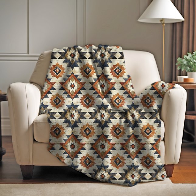 Cobertor De Velo Mesa Pintada Aztec Fleece Blanket (Criador carregado)