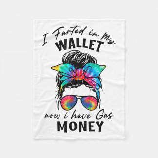 Cobertor De Velo Messy Bun Retro Eu Fartei Minha Carteira Agora Ten