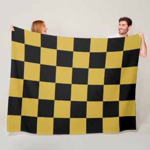 Cobertor De Velo Metálico Dourado com Estilo Preto