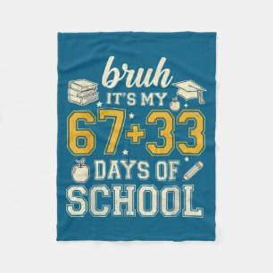 Cobertor De Velo Meu Bruh Engraçado 67 33 Dias Escola