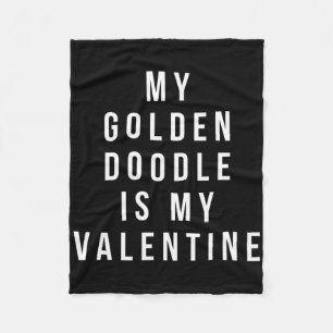 Cobertor De Velo Meu Golden Doodle é meu namorado
