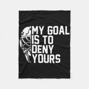 Cobertor De Velo Meu Objetivo É Negar O Seu Camisa De Hockey Engraç