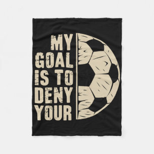 Cobertor De Velo Meu Objetivo É Negar O Seu Jogador De Futebol