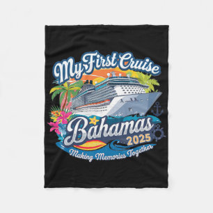 Cobertor De Velo Meu Primeiro Cruzeiro Bahamas 2025 Cute First Crui