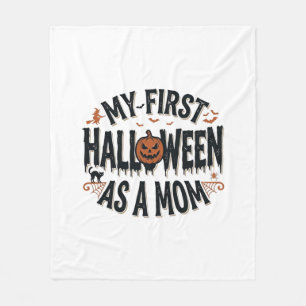 Cobertor De Velo Meu Primeiro Halloween como uma Mamãe Desenho de H