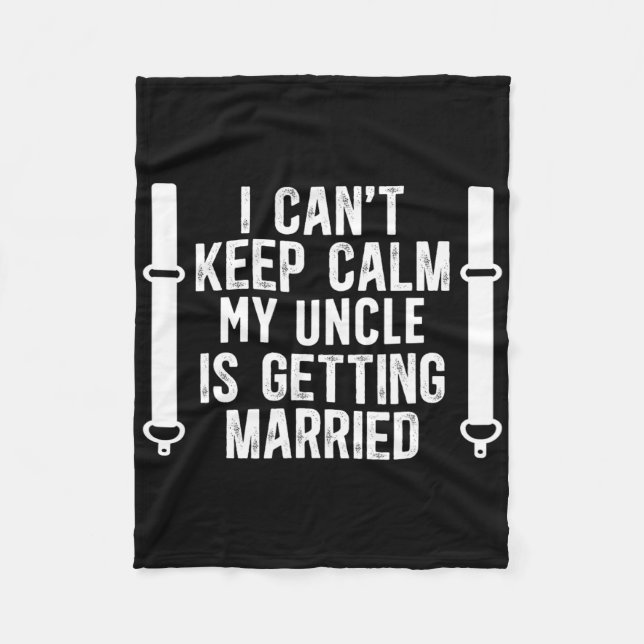 Cobertor De Velo Meu Tio Está Se Casando Com O Sobrinho Da Noite. (Frente)