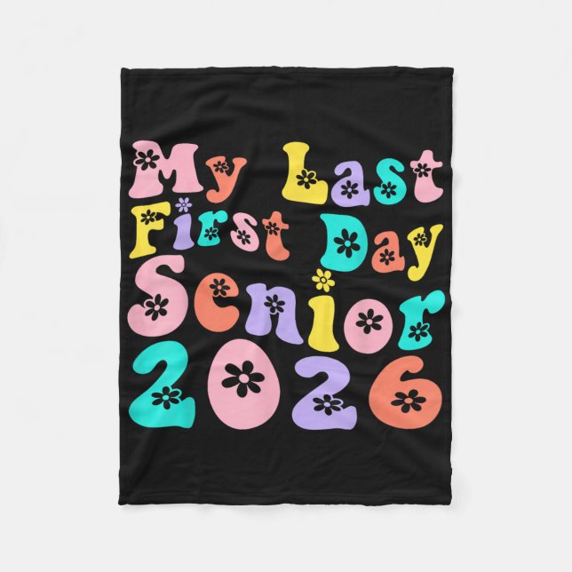 Cobertor De Velo Meu Último Mais velho Do Primeiro Dia 2026 De Volt (Frente)