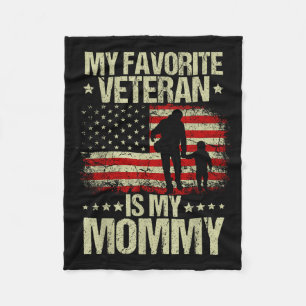 Cobertor De Velo Meu Veterano Favorito É a Bandeira Americana Mymom