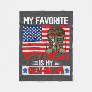 Cobertor De Velo Meu Veterano Favorito é o Meu Bisavô Militar G