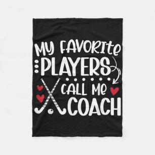 Cobertor De Velo Meus Jogadores Favoritos Me Chamam de Treinador de