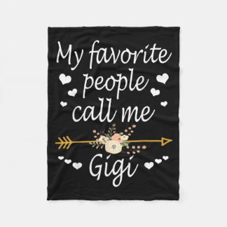 Cobertor De Velo Meus Pessoas Favoritas Me Chamam de Gigi Presente