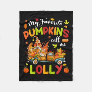 Cobertor De Velo Meus Pumpkins Favoritos Me Chamam De Lolly Truck G