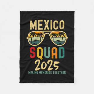 Cobertor De Velo Mexico 2025 Squad Tropical Beach Family Vacation M