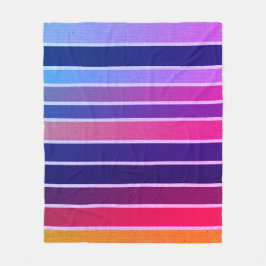 Cobertor De Velo Miami Striped