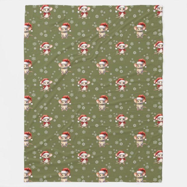 COBERTOR DE VELO MICE DE NATAL (Frente)