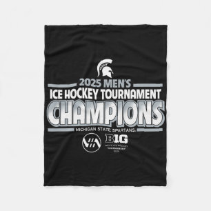 Cobertor De Velo Michigan State Spartans Hóquei Masculino Campeão d