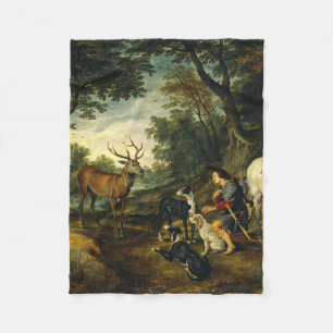 Cobertor De Velo Milagre do Santo Hubert por Peter Paul Rubens