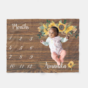 Cobertor De Velo Milestone País Russo Madeira Girassol